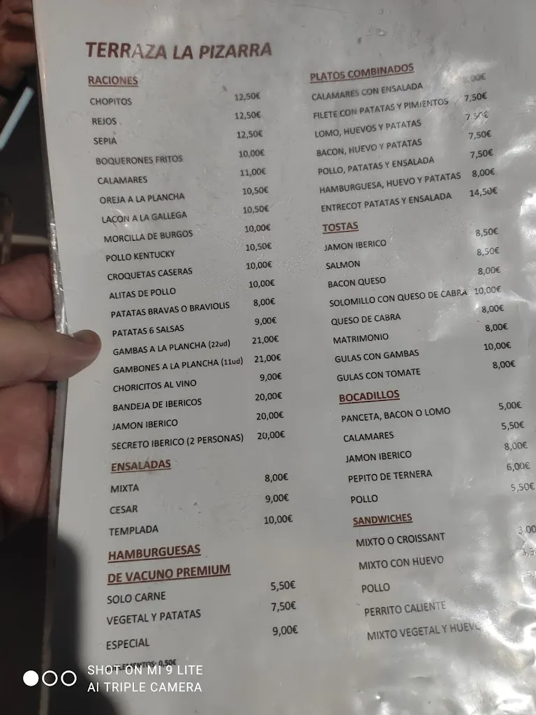 Menu_Restaurante la Pizarra_Pizarra_image_4