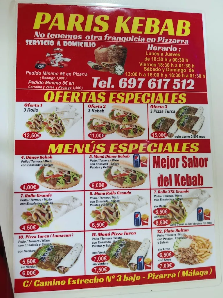 Menu_París Kebab - Pizarra_Pizarra_image_1