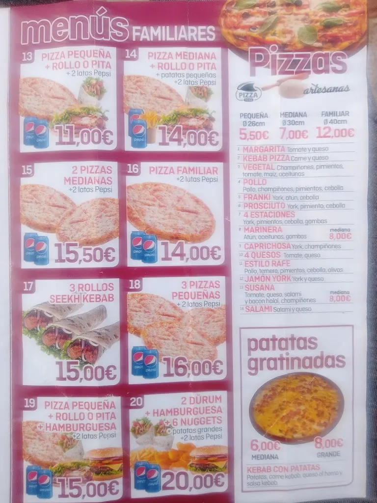 Menu_ALI BABA KEBAB & PIZZERIA_Pizarra_immagine_1