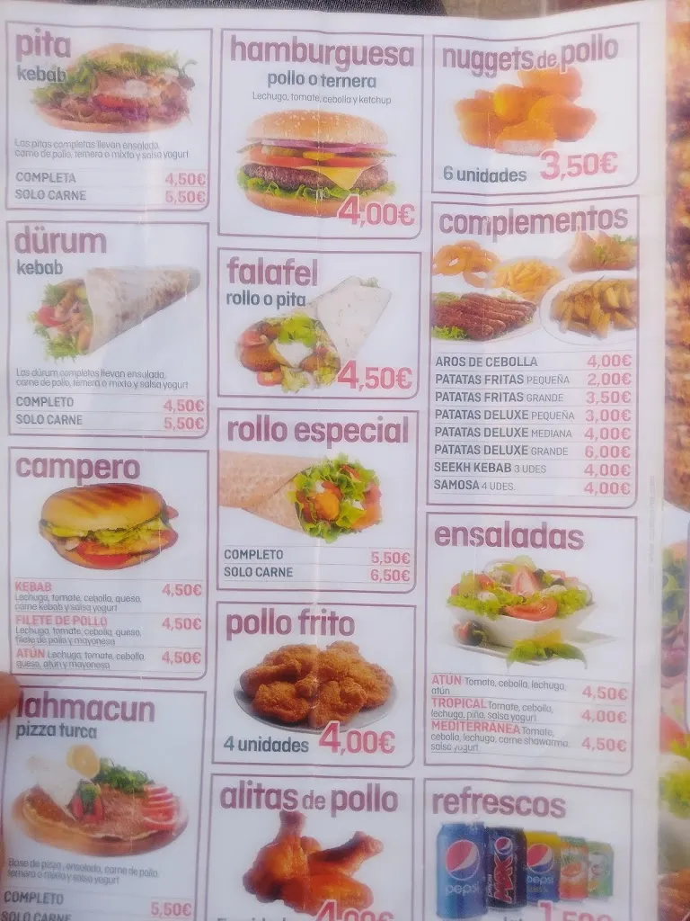 Menu_ALI BABA KEBAB & PIZZERIA_Pizarra_immagine_2