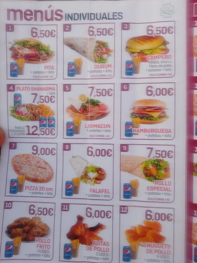 Menu_ALI BABA KEBAB & PIZZERIA_Pizarra_immagine_3