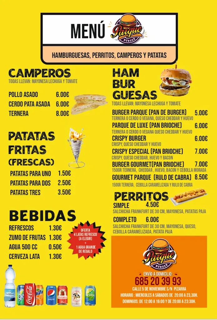 Menu_Parque Burger_Pizarra_immagine_2