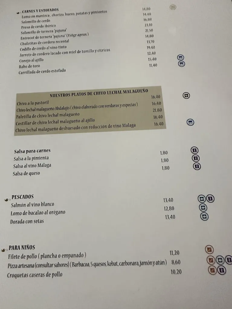 Menu_Restaurante Venta Los Atanores_Valle de Abdalajís_image_2