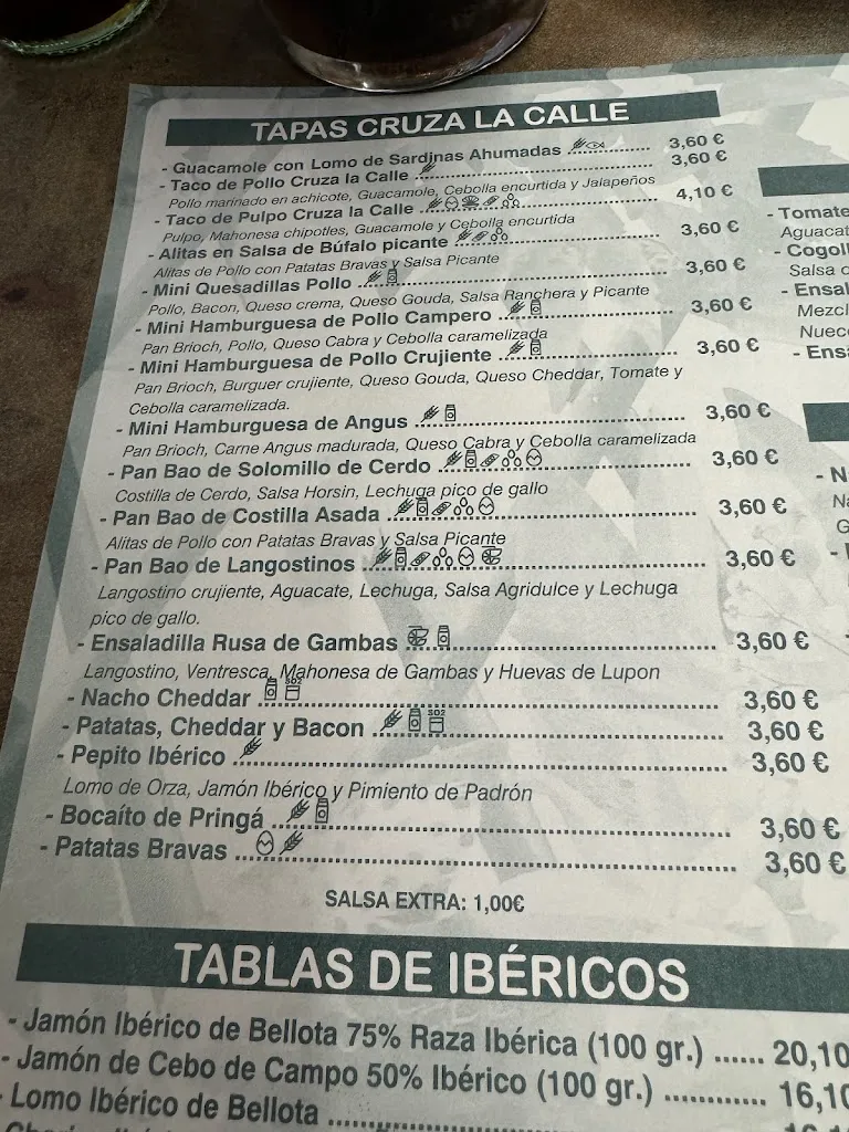 Menu_Taberna Cruza la Calle_Vélez-Málaga_image_1