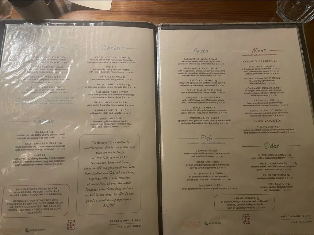 Menu_La Bottega Food & Wine_Nerja_immagine_4