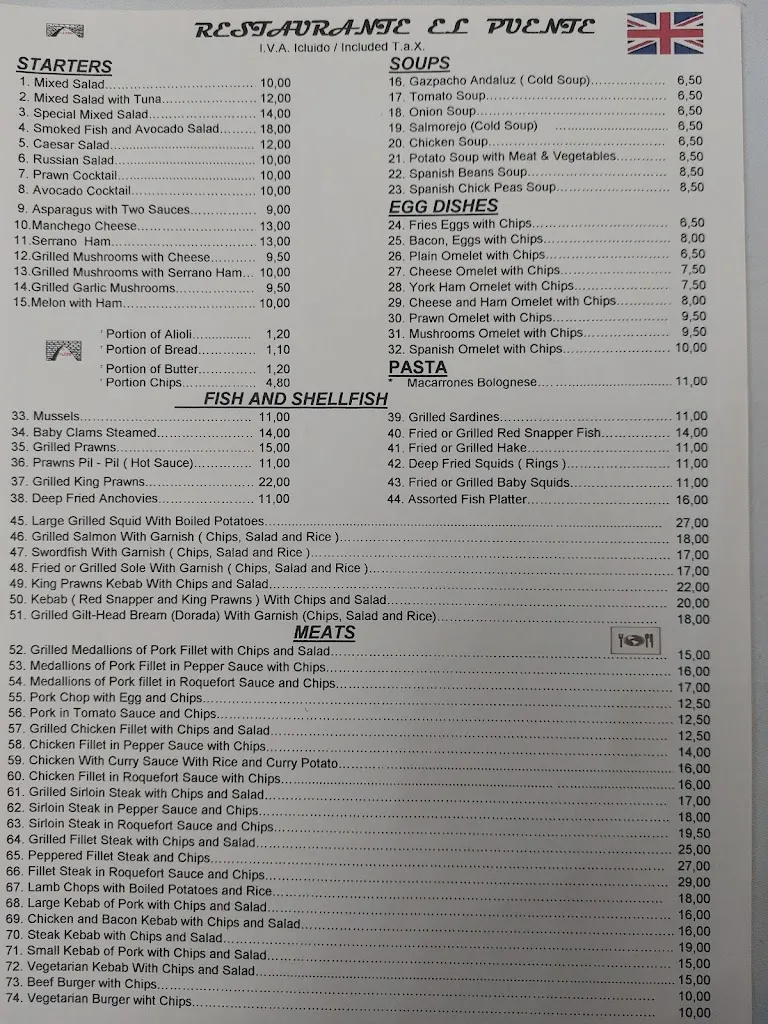 Menu_Restaurante El PUENTE_Nerja_image_3