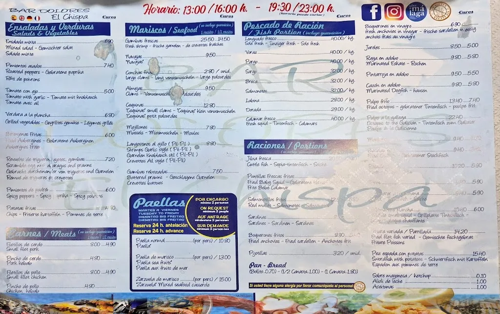 Menu_Dolores El Chispa_Nerja_image_2