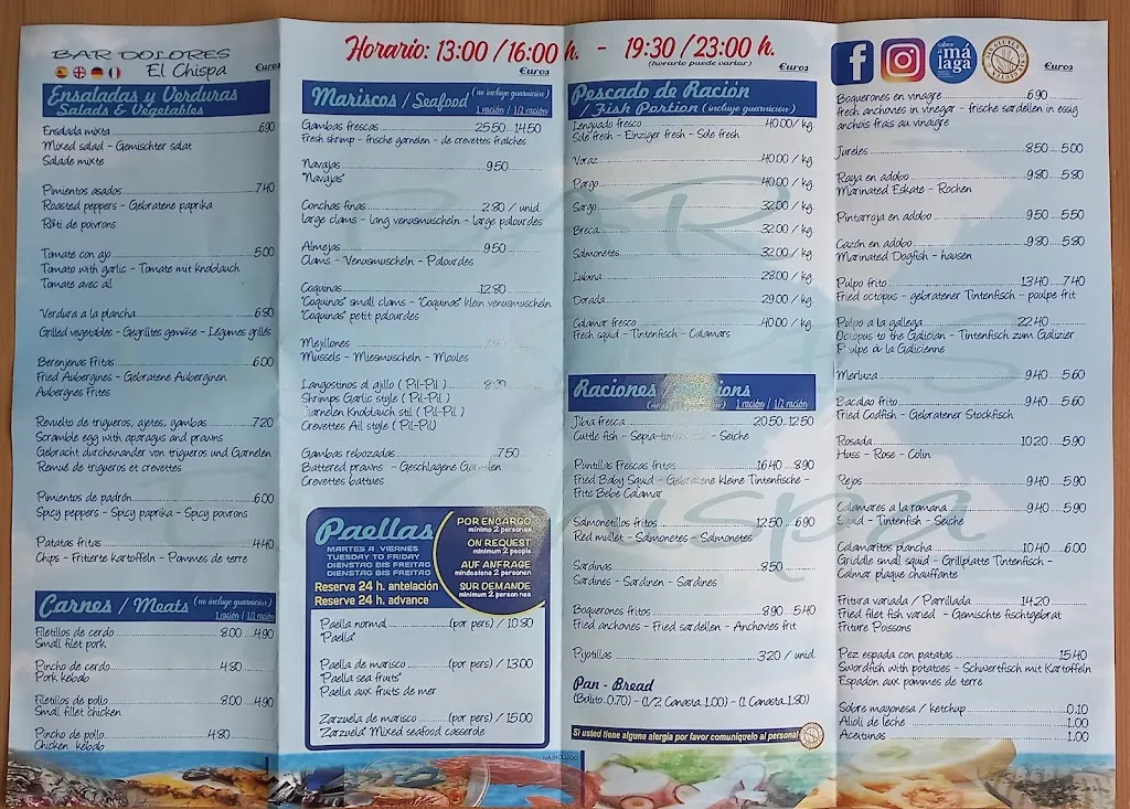 Menu_Dolores El Chispa_Nerja_image_4