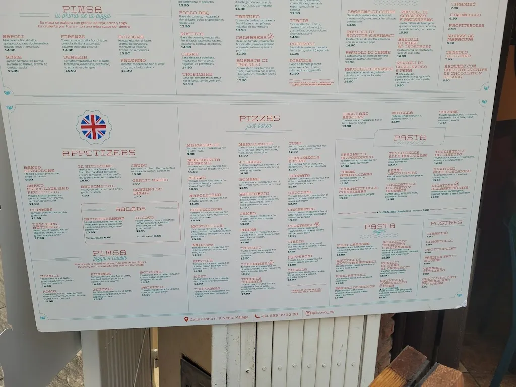 Menu_Restaurante Il Covo_Nerja_image_3