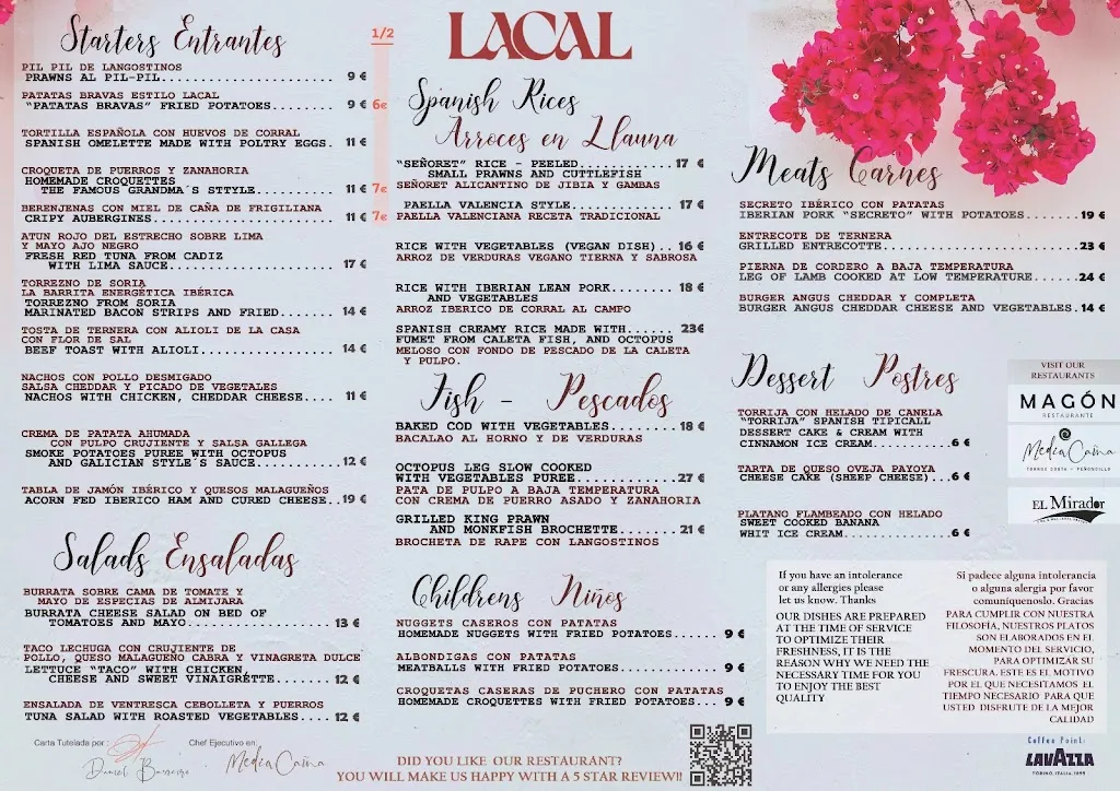 Menu_RESTAURANTE LACAL_Nerja_image_1