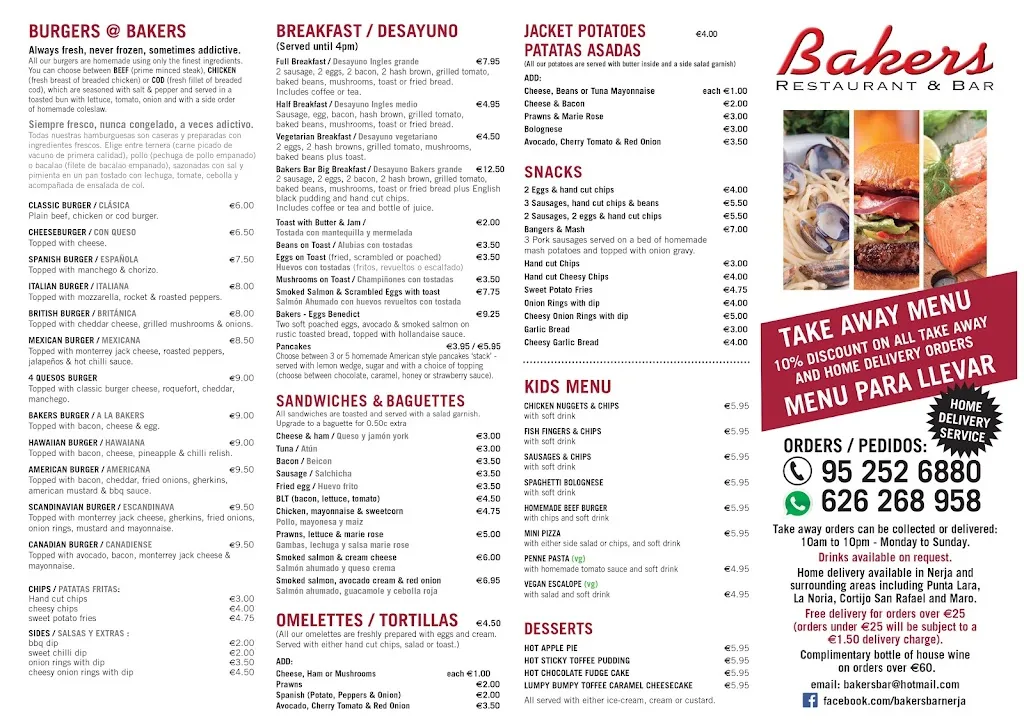 Menu_Bakers Restaurant & Bar_Nerja_image_2