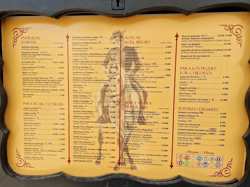 Menu_Restaurante Tapas la Rienda_Nerja_image_2