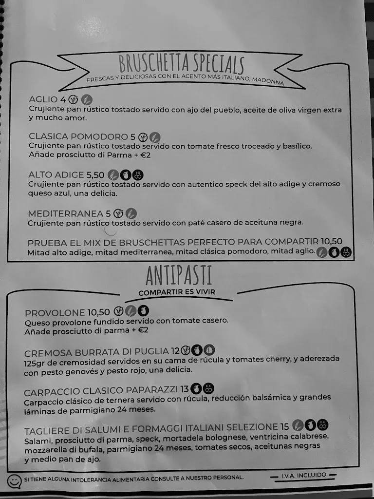 Menu_Restaurante Paparazzi_Nerja_immagine_3