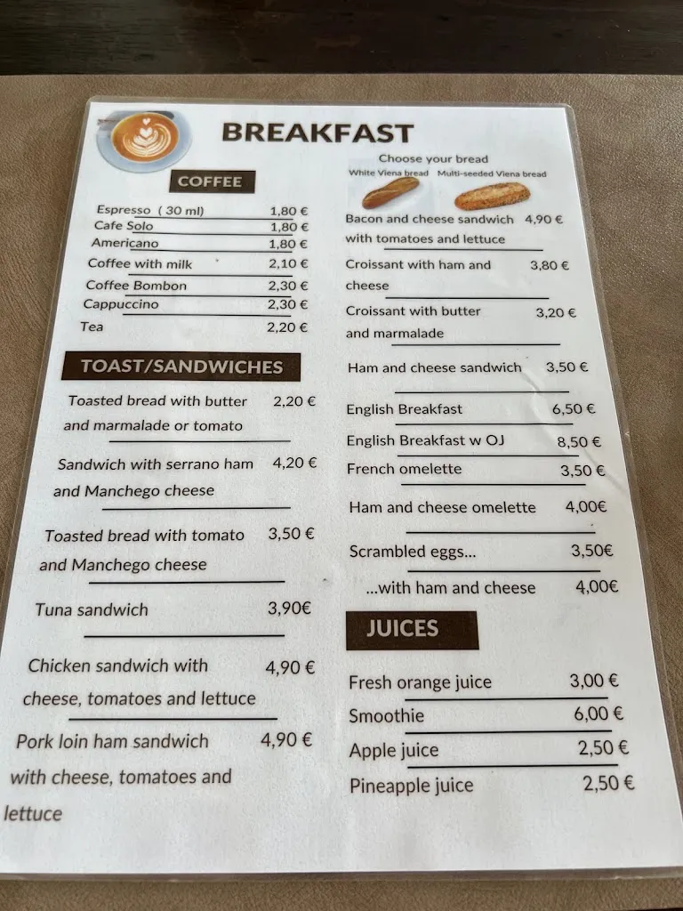 Menu_Del Mar...y Del Sol Cafe_Nerja_image_4