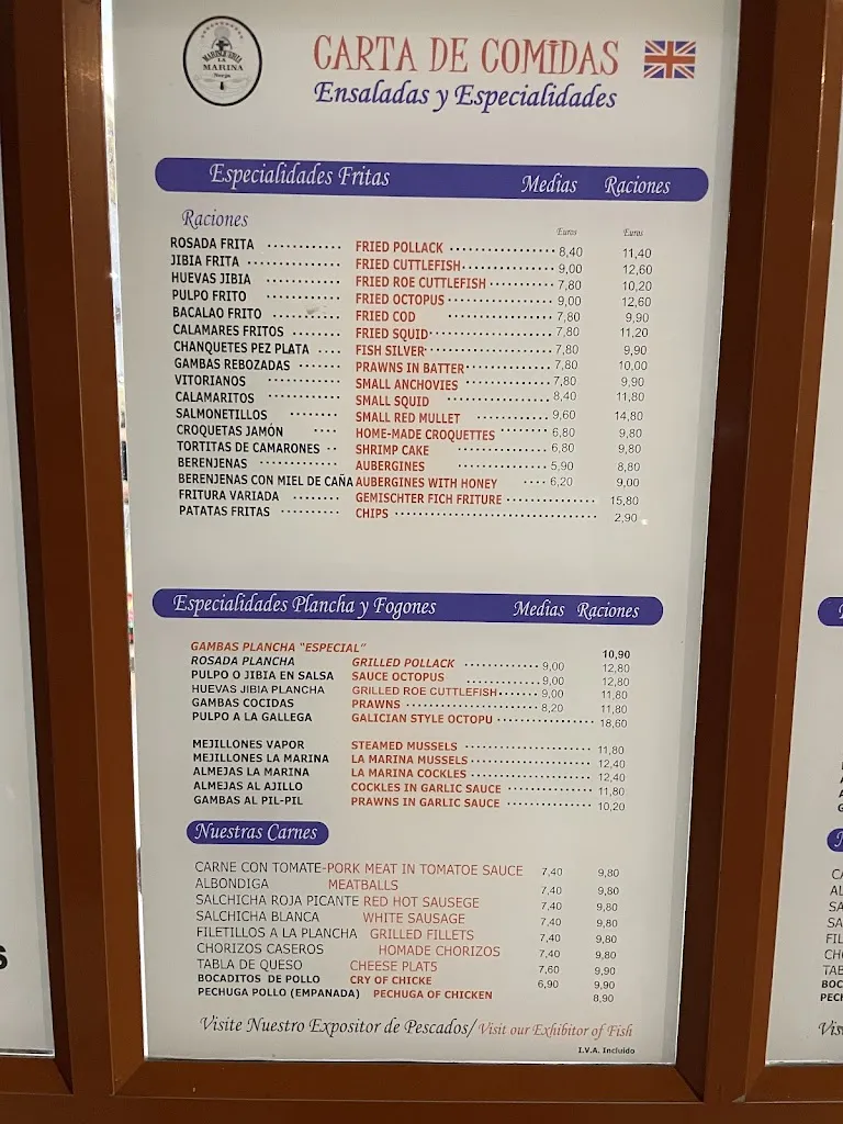 Menu_La Marina Marisqueria_Nerja_image_4