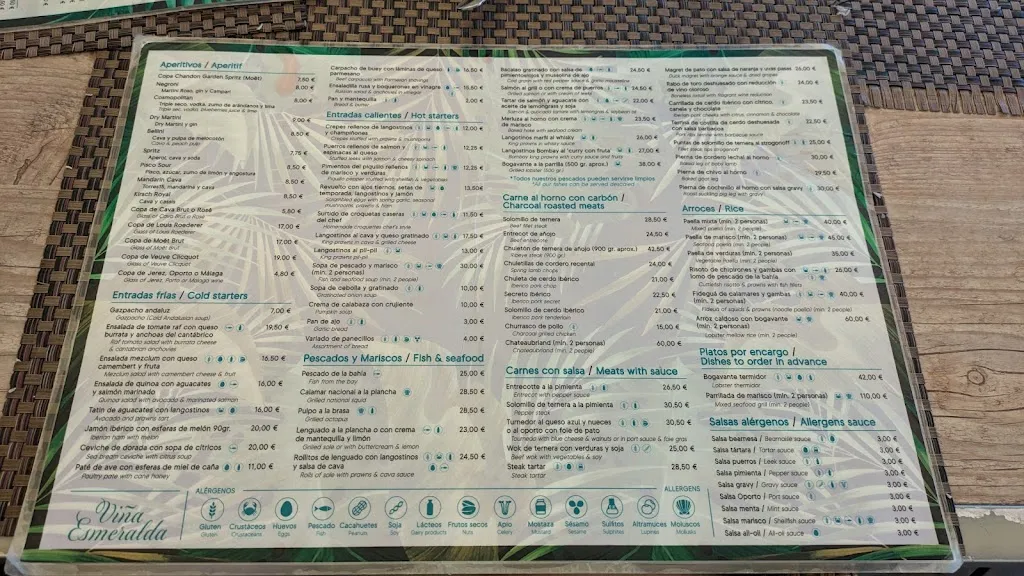 Playa & Sol Lounge Restaurant_Nerja_menu_image_1