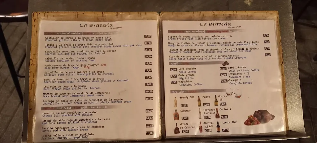 Menu_La Braseria de Pacomari_Nerja_image_3