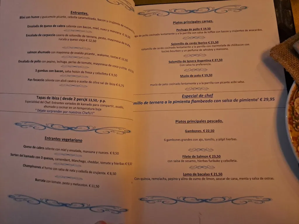Menu_IBIZA restaurant Torremolinos_Torremolinos_image_1