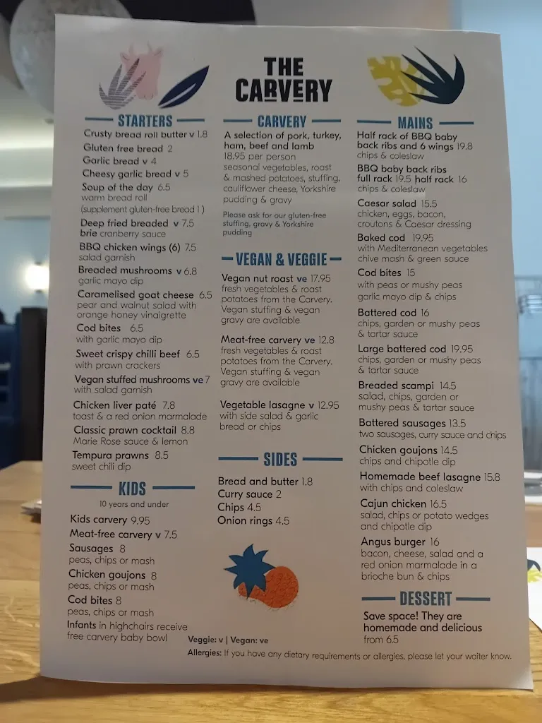 Menu_The Carvery Company - Montemar_Torremolinos_image_4