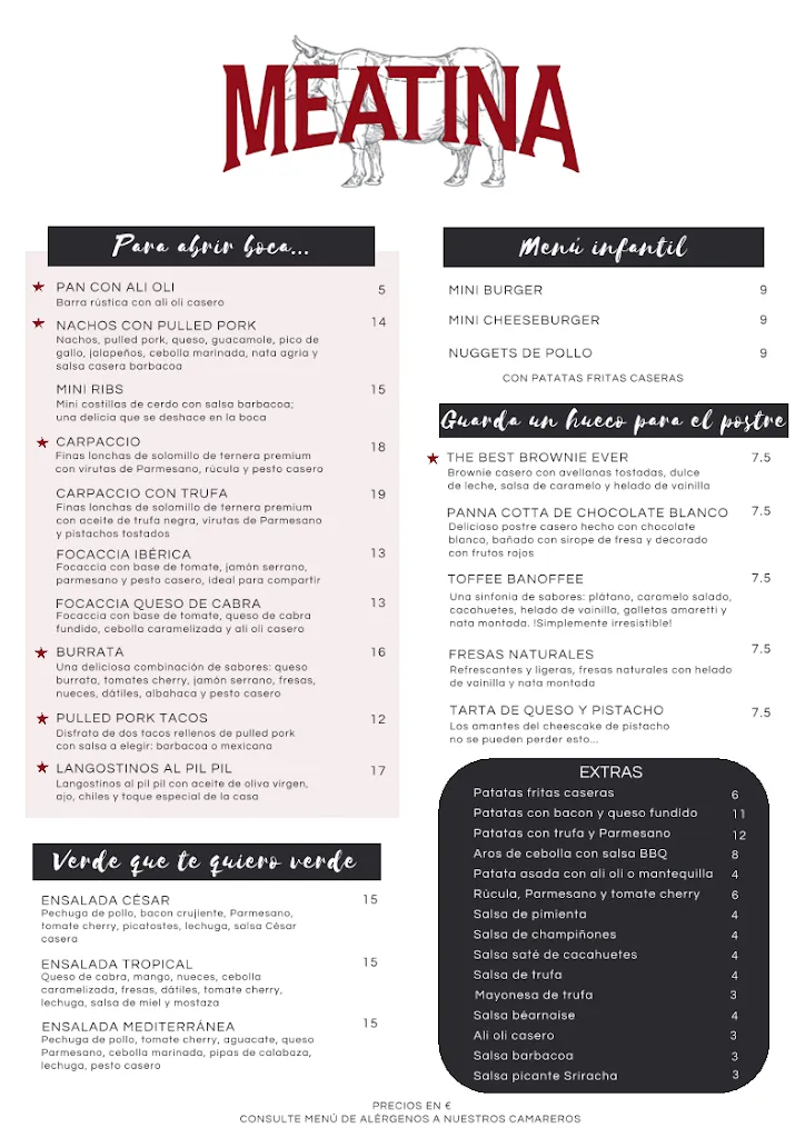Menu_Meatina Steakhouse_Torremolinos_image_4