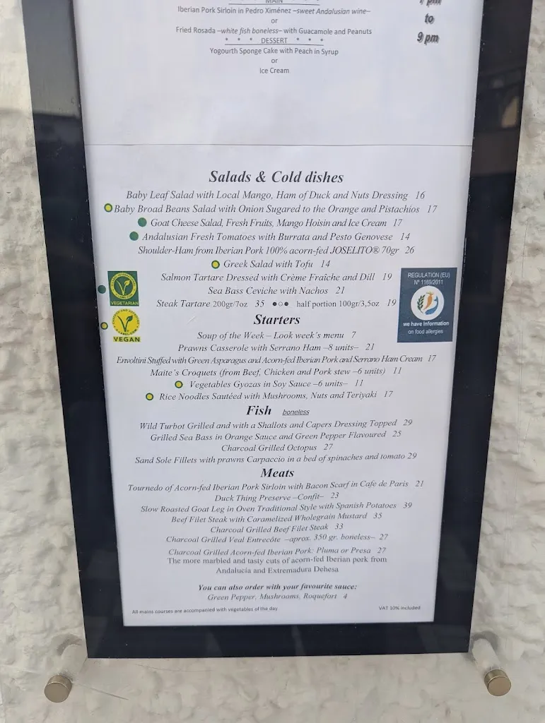 Menu_Caliu Restaurant_Torremolinos_image_1