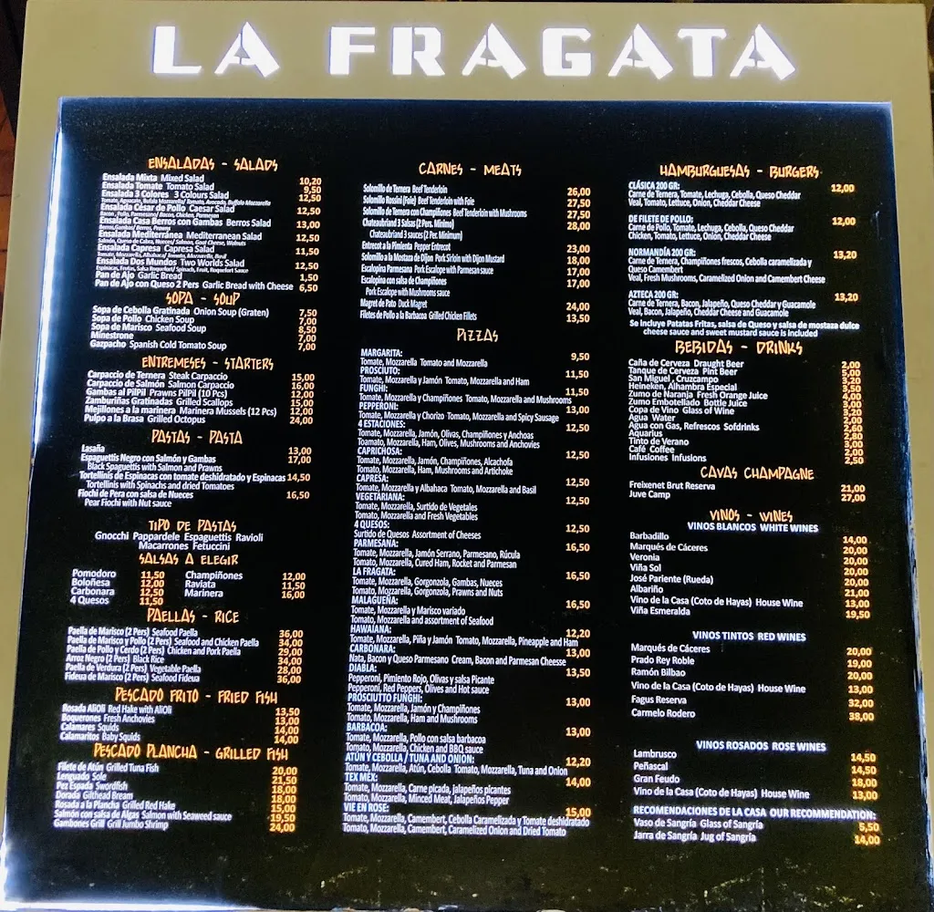 Menu_La Fragata de Tito_Torremolinos_image_2
