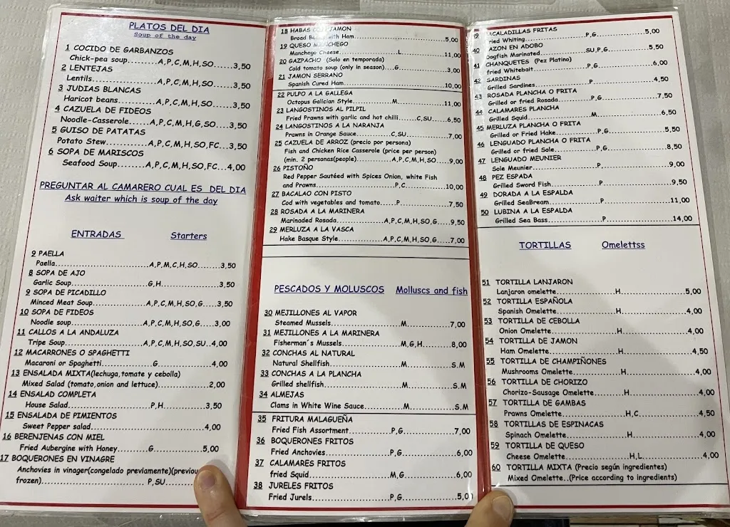 Menu_Restaurante Lanjarón_Torremolinos_image_2