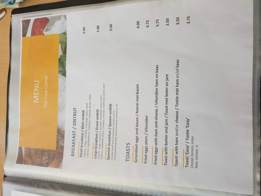 Menu_The Cosy Corner | Bar_Torremolinos_image_3
