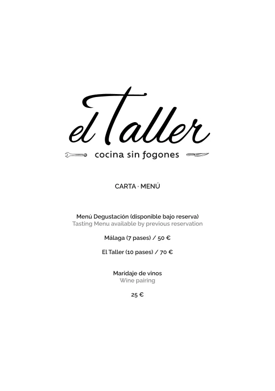Menu_El Taller | Restaurante Torremolinos | Cocina sin fogones_Torremolinos_image_4