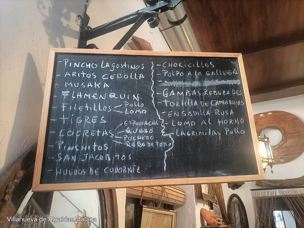 Menu_Bar la Tasca_Villanueva de Algaidas_image_3