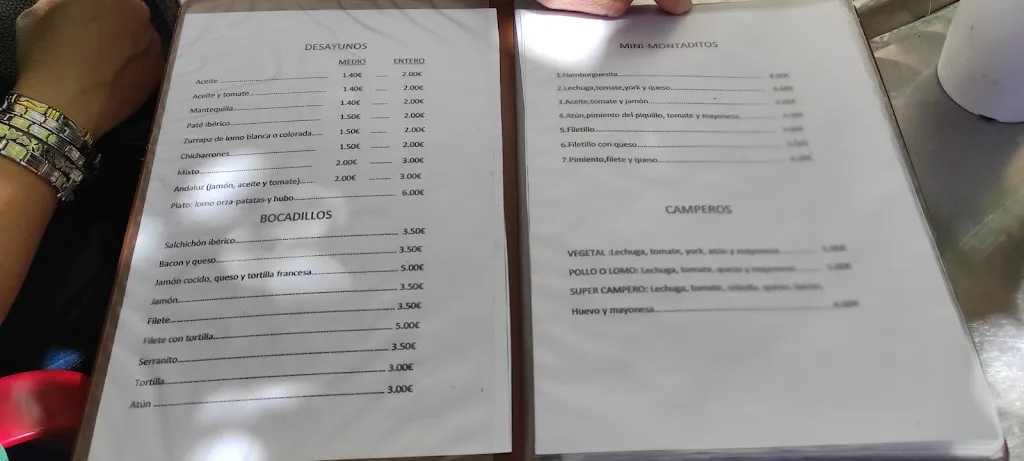 Menu_Bar Restaurante San Isidro_Villanueva de Algaidas_image_3