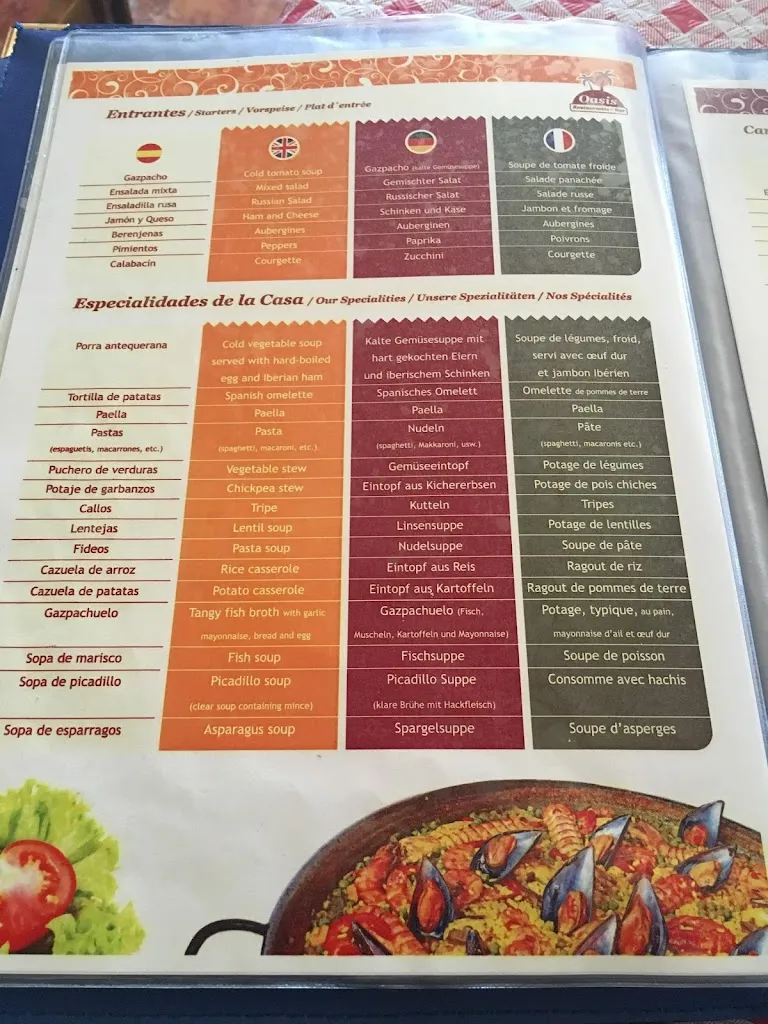 Menu_Bar Oasis Villanueva de laConcepcion_Villanueva de la Concepción_image_1