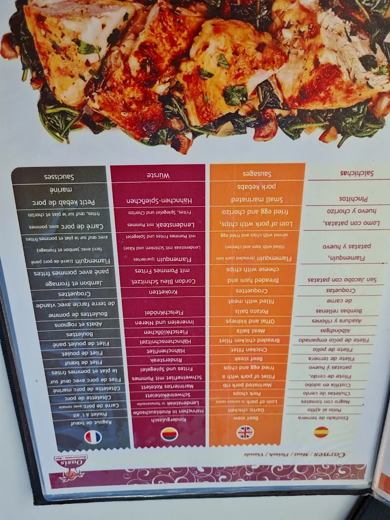 Menu_Bar Oasis Villanueva de laConcepcion_Villanueva de la Concepción_image_2