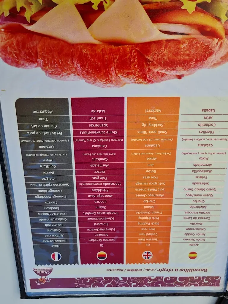 Menu_Bar Oasis Villanueva de laConcepcion_Villanueva de la Concepción_image_3