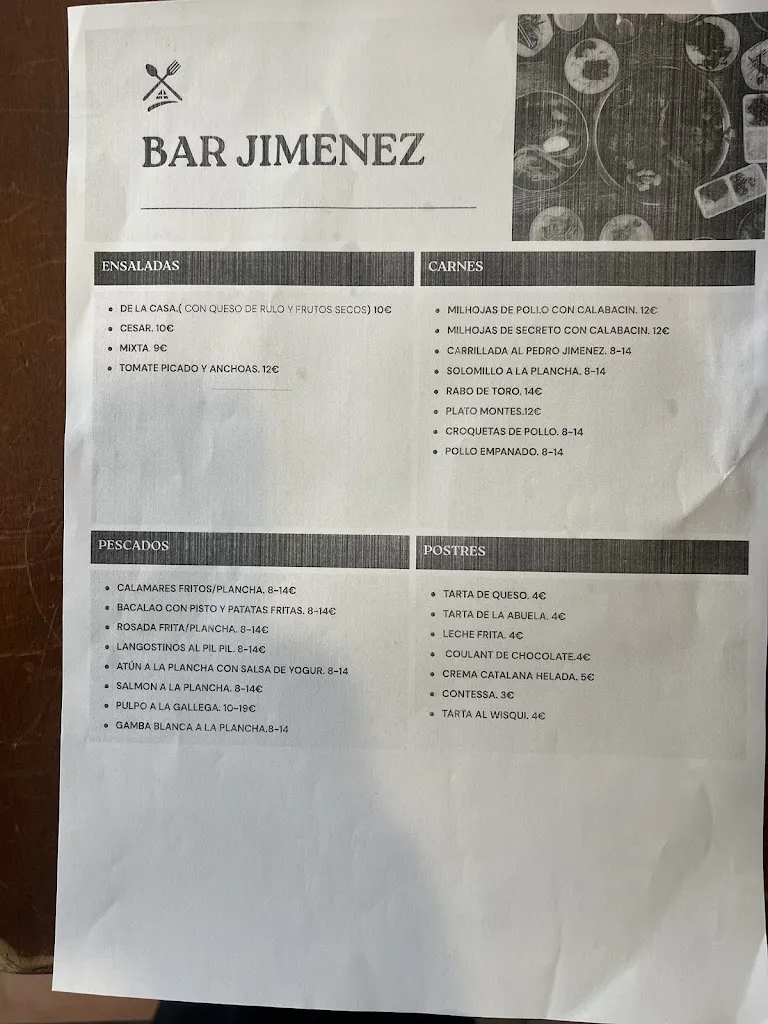 Menu_Meson Bar Jimenez_Villanueva de la Concepción_image_1
