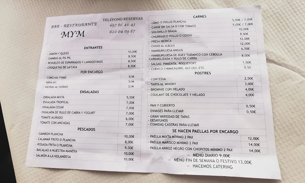 Menu_Bar los Mellizos_Villanueva del Rosario_image_2