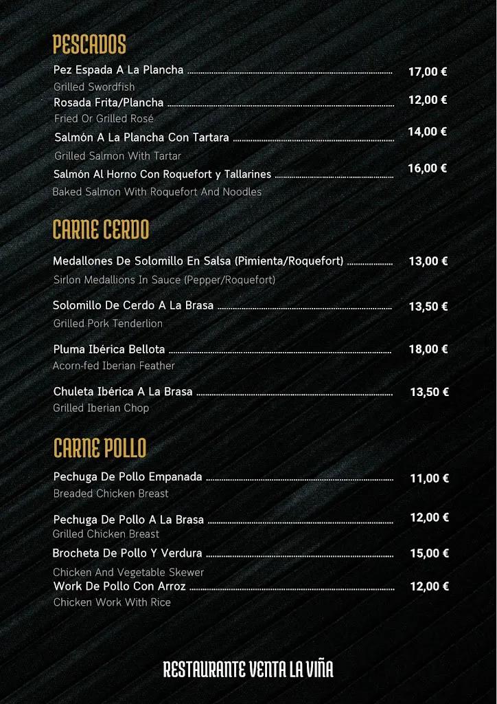 Menu_VENTA LA VIÑA_Viñuela_image_2