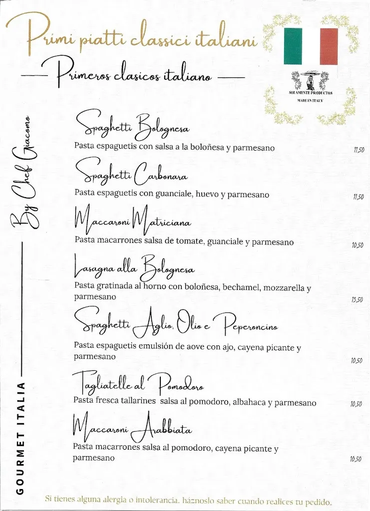 Menu_Restaurante Gourmet Italia_Viñuela_image_3