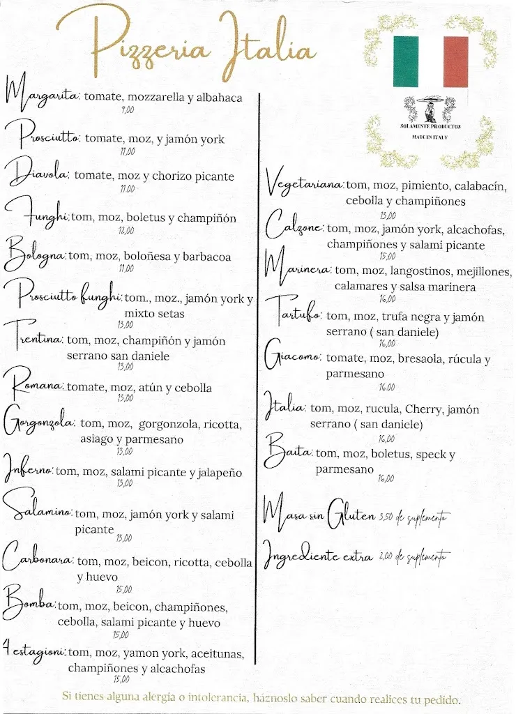 Menu_Restaurante Gourmet Italia_Viñuela_image_4