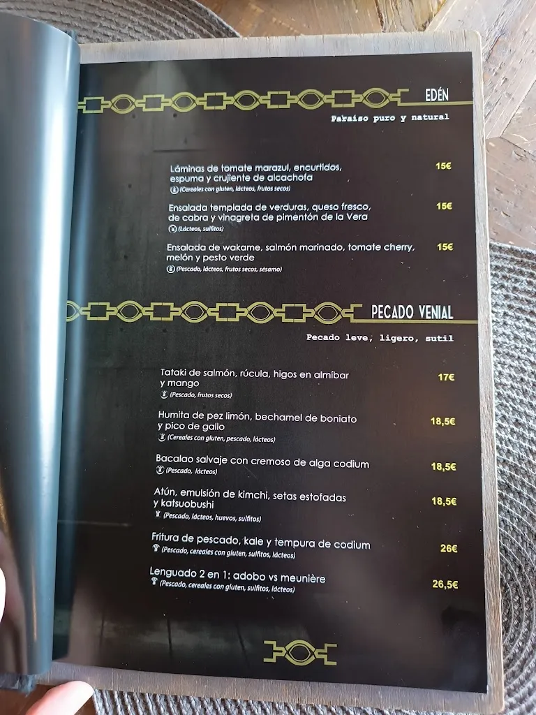 Menu_Pecado Águilas_Águilas_image_4