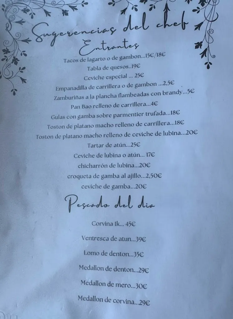 Menu_Restaurante Zoco del Mar_Águilas_immagine_1