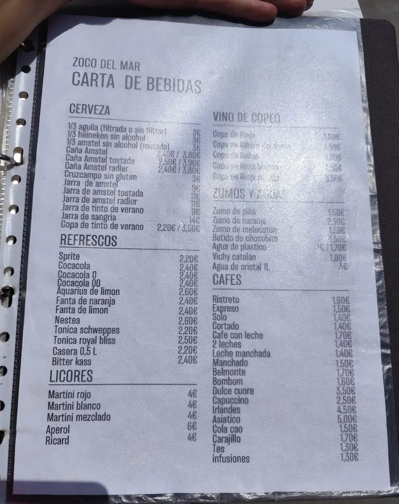 Menu_Restaurante Zoco del Mar_Águilas_immagine_3