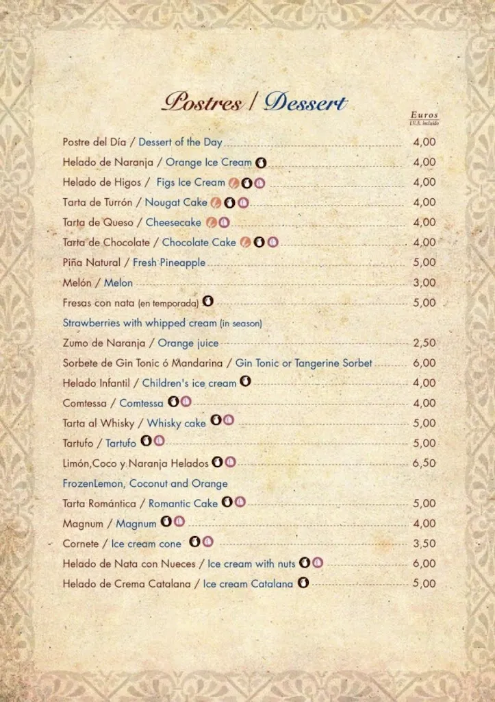Menu_Restaurante La Veleta_Águilas_immagine_3