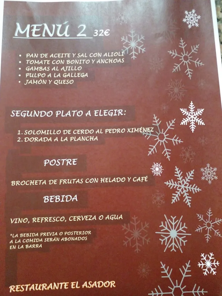 Menu_Restaurante El Asador_Águilas_immagine_3