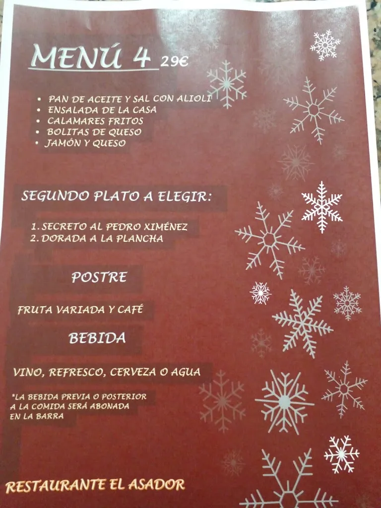 Menu_Restaurante El Asador_Águilas_immagine_4