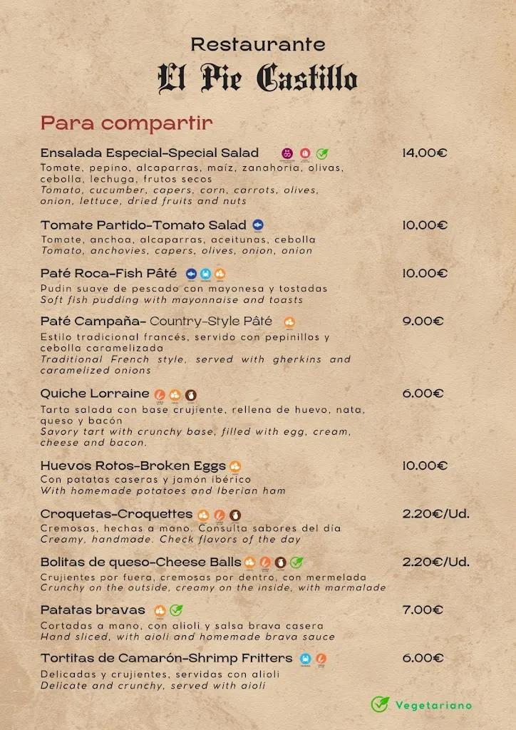 Menu_El Pie Castillo_Águilas_immagine_1