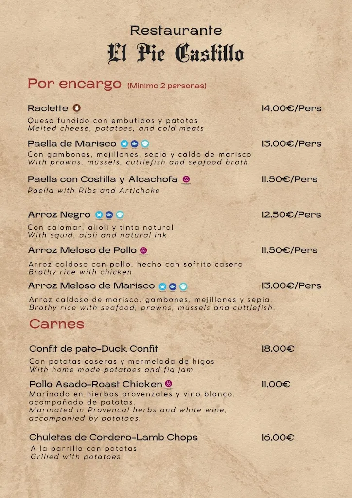 Menu_El Pie Castillo_Águilas_immagine_4