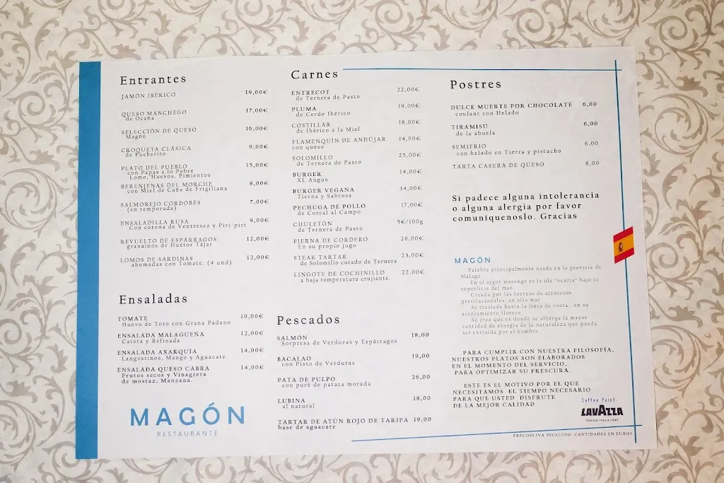 Menu_Restaurante MAGÓN_Torrox_immagine_1