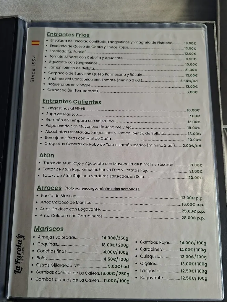 Menu_Restaurante La Farola_Torrox_image_1