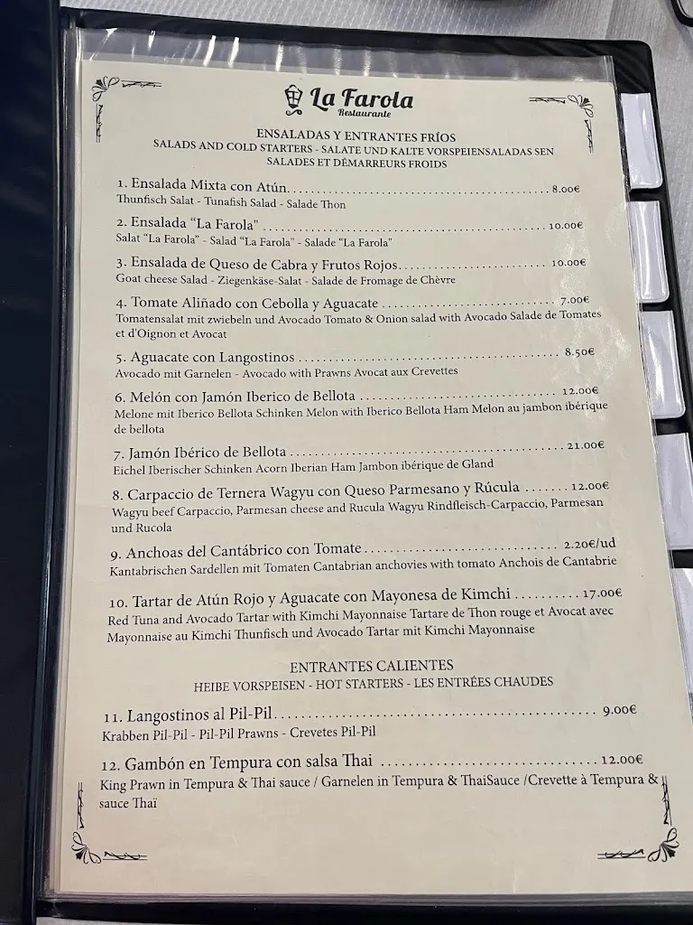 Menu_Restaurante La Farola_Torrox_image_4